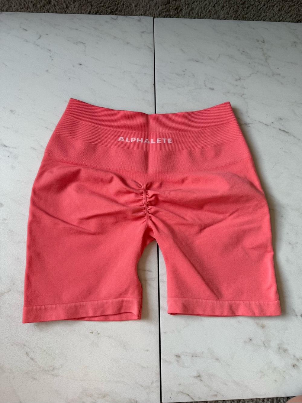 ALPHALETE Amplify shorts - Coral - Size small